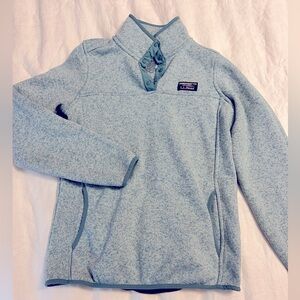 L.L. Bean Women’s fleece pullover Teal Small